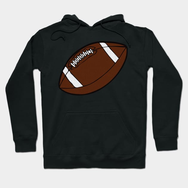 Superbowl NFL Football Tribute - American Football Superbowl - NFL tribute Ball NFL American - Football Ball Tribute Superball Hoodie by TributeDesigns